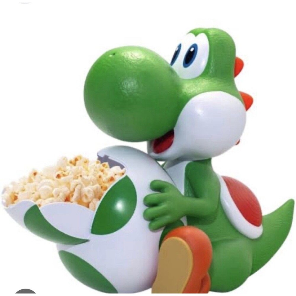 Super Mario Galaxy Yoshi Popcorn Bucket AMC Theatres Exclusive Collectible 13” - Picture 4 of 4